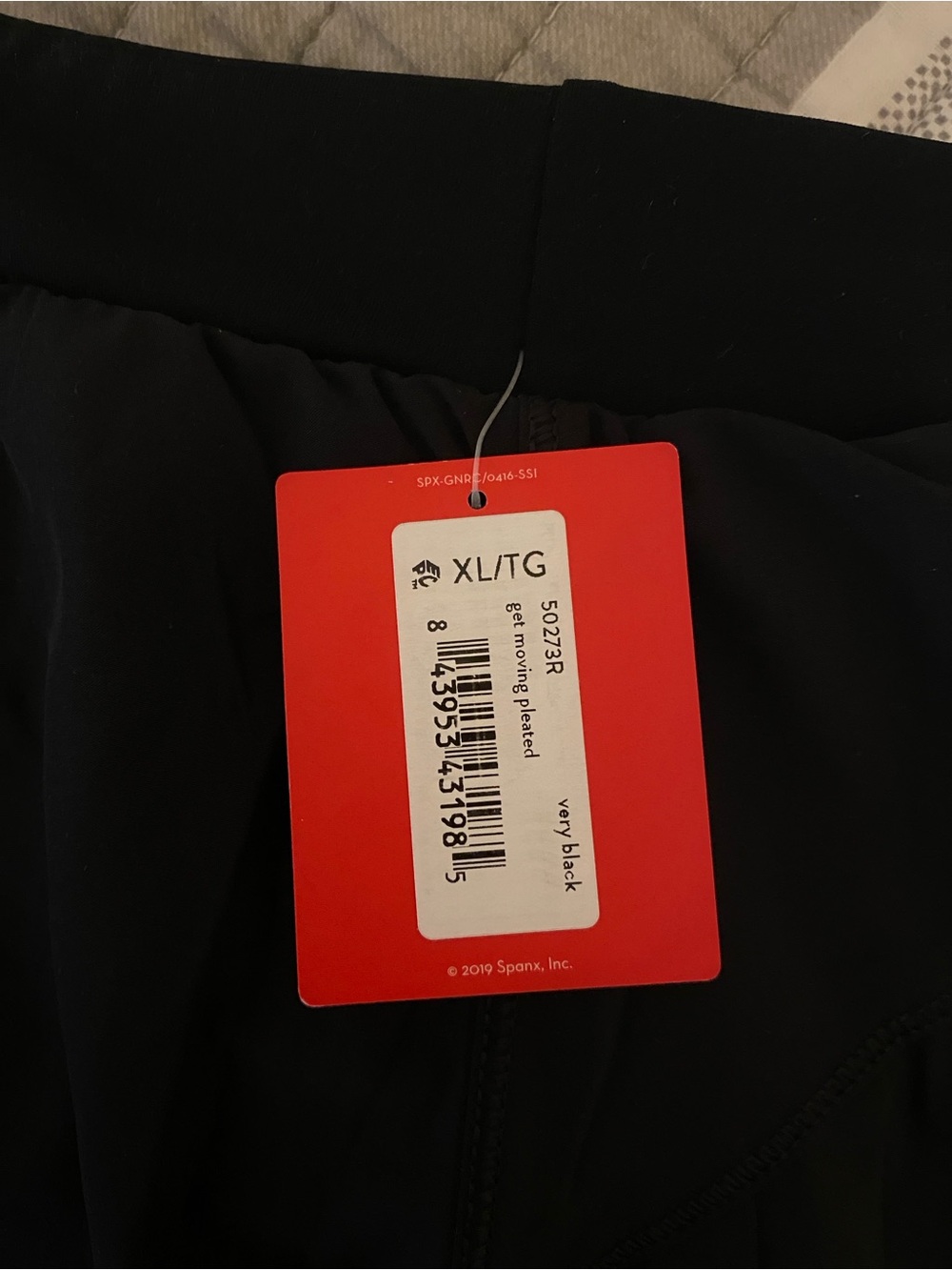 SPANX Black Pleated Mini Skirt - Picture 5 of 5